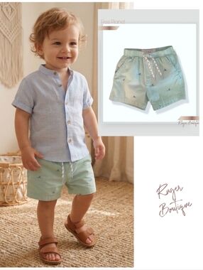 Mint Green Boys' Swim Shorts